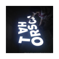 Customizable 3D Luminous Acrylic Letter External Illuminated Building Signs LED Channel Letters For Shop